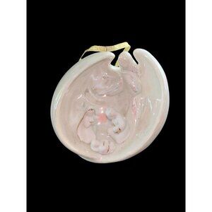 Appletree Designs Porcelain Angel &Holy Family Nativity Ornament Christmas Decor